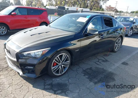 2017 Infiniti Q50 3.0T Red Sport 400 из США, поврежденный, VIN JN1FV7AP4HM850818